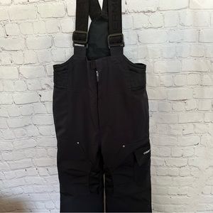 Obermeyer Kids Boy Girl Black Volt Snow Bib Pants Size 4